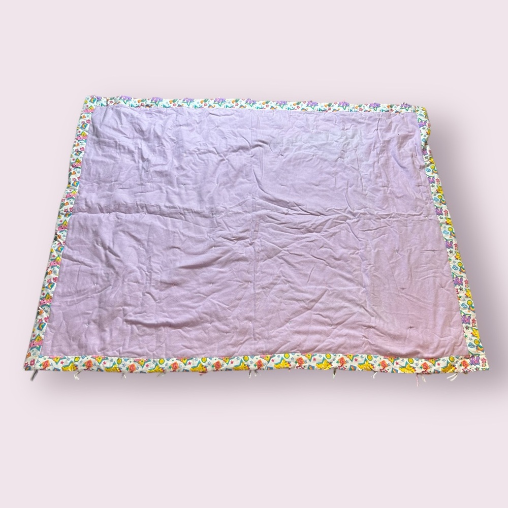 Vintage Hand Made Care Bears All Over Print Blanket - Picture 9 of 9